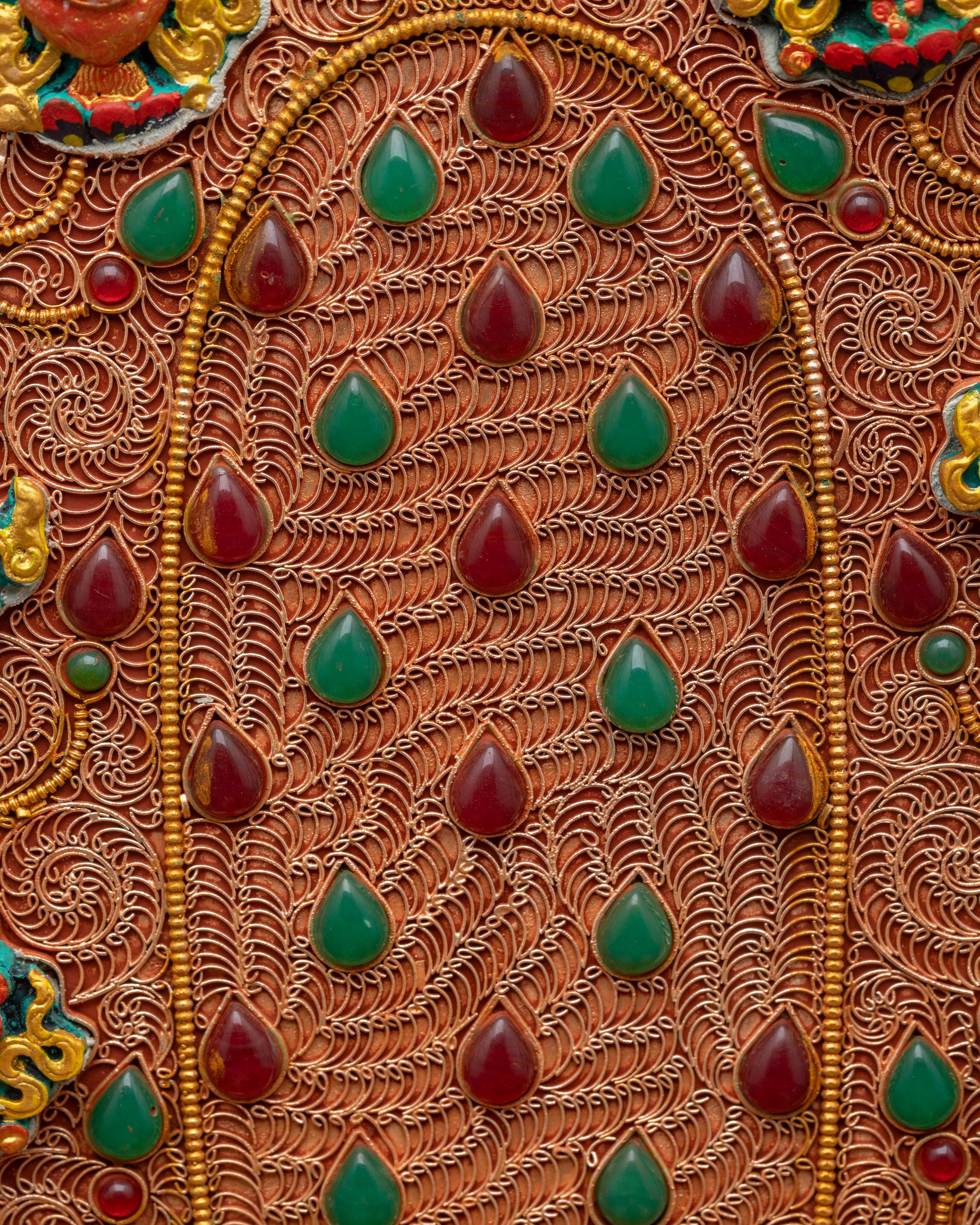 13" Enthroned Bishwo Vajra | Handcrafted Nepalese Ritual Artifact