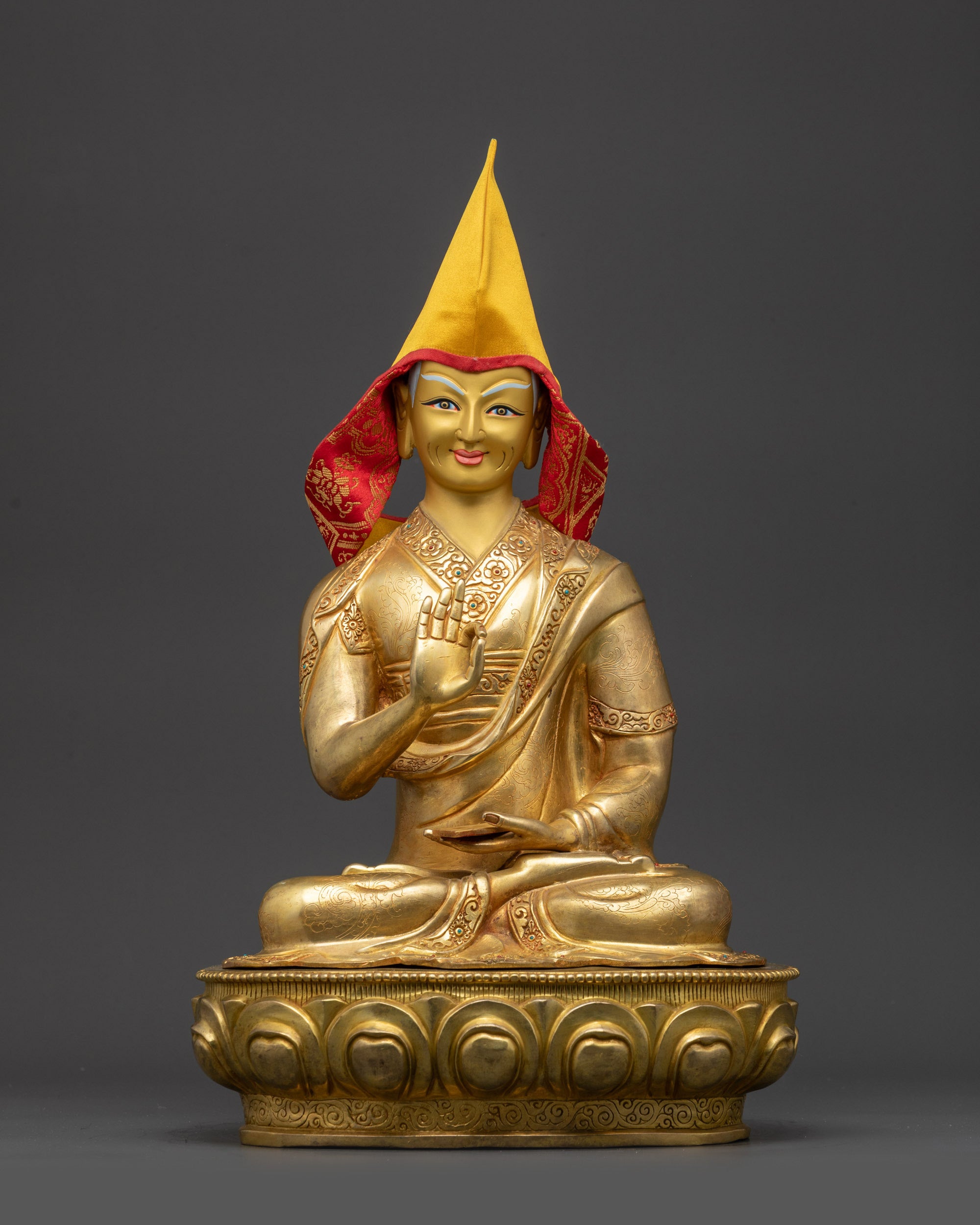 Je Tsongkhapa Set | Father of the Gelug Lineage with his Disciples
