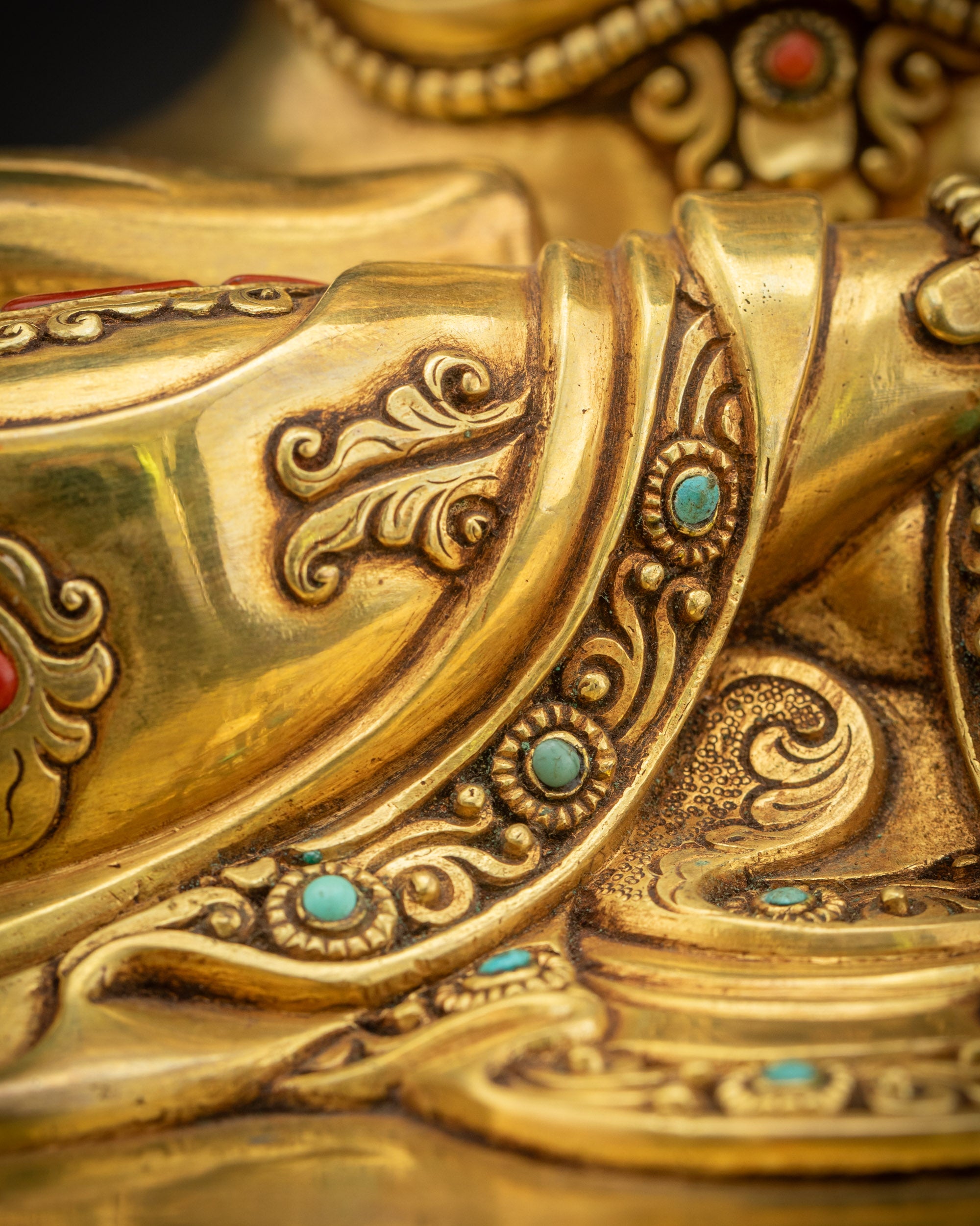 Masterpiece Manjushri Statue | Buddhist Wisdom Bodhisattva Figurine