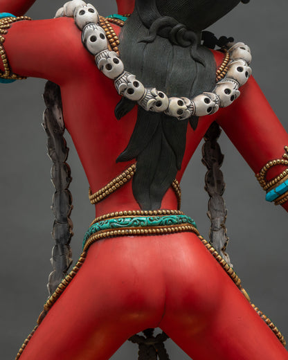 Vajrayogini (Dorje Naljorma) Statue - Handcrafted Dakini of Fire
