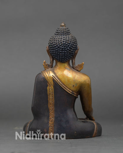 Five Dhyani Buddhas Statue | Himalayan Vajrayana Spiritual Altar Set