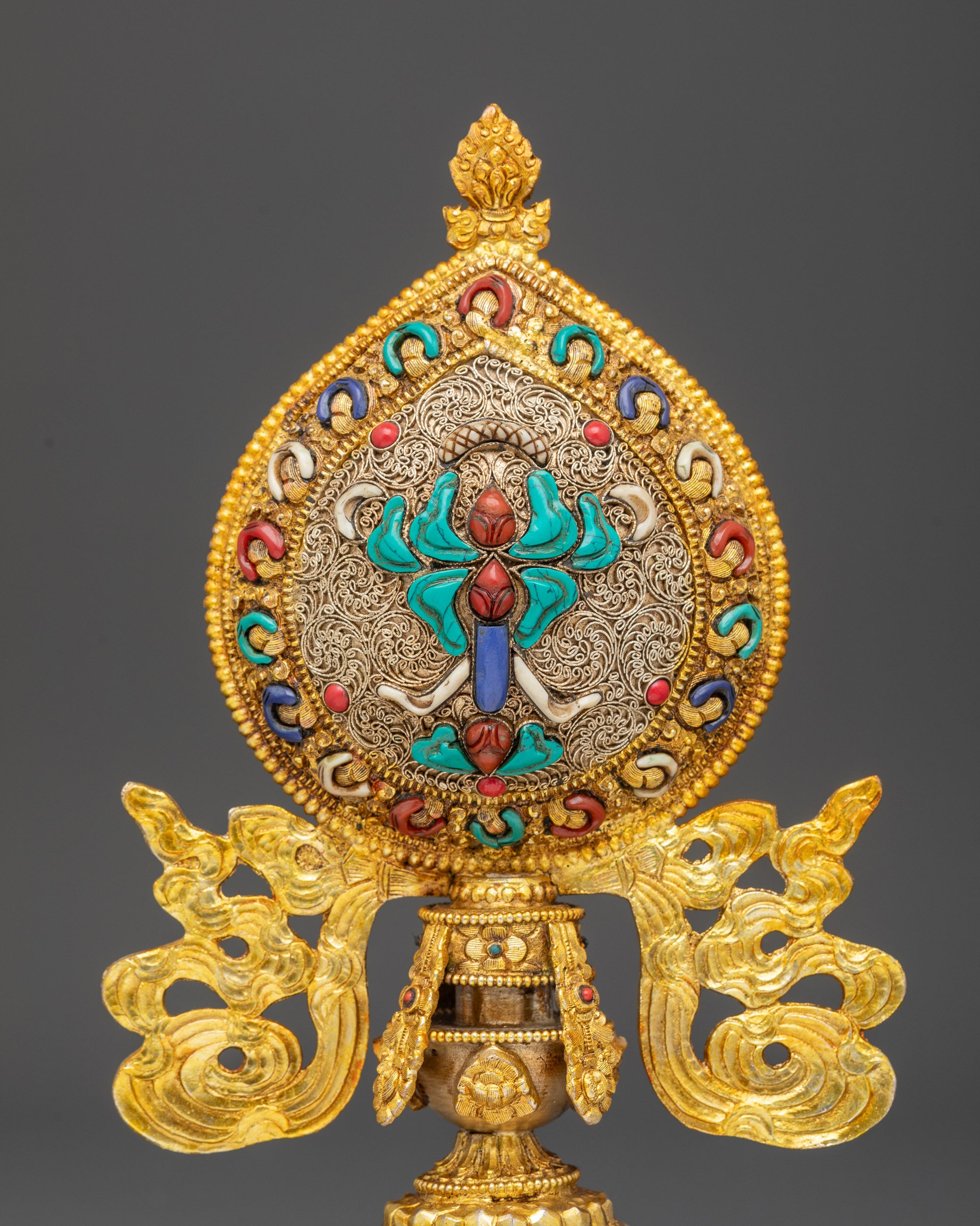 Ashtamangala Set | Sacred Eight Auspicious Symbols for Buddhist Altars