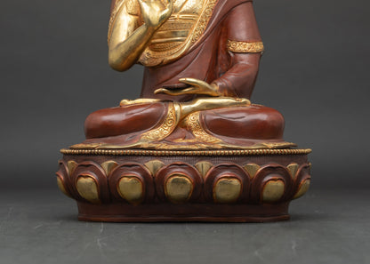 Je Tsongkhapa Statue Set | Gelug Founder Buddhist Figure