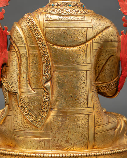 Tsong Khapa Statue Set | Handcrafted Nepalese Artwork