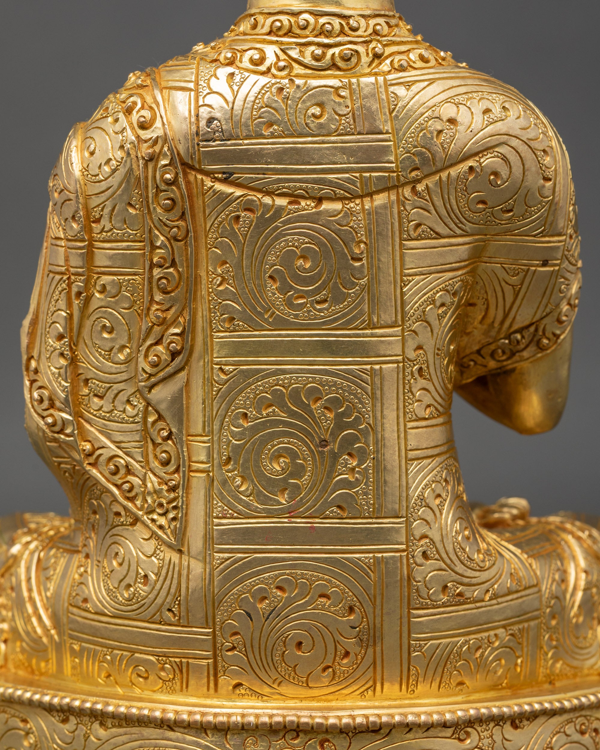 Lama Tsongkhapa Statue Set | Handmade Himalayan Sculptures