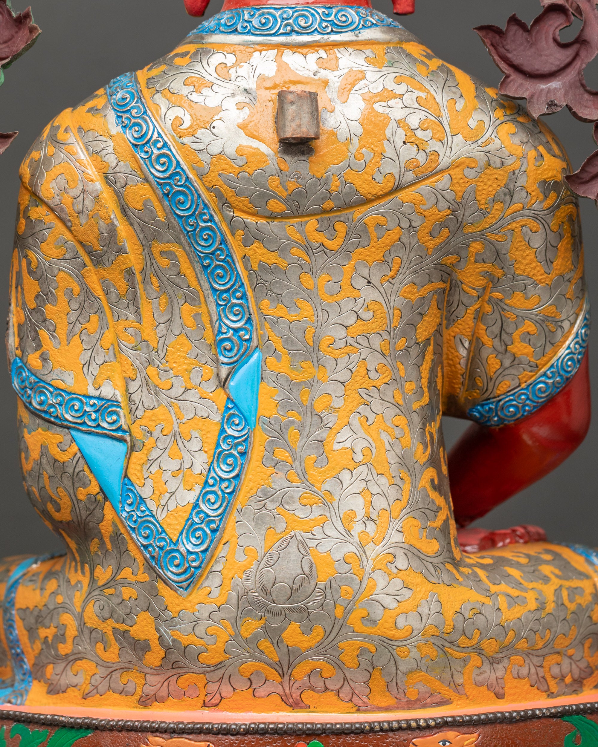 Amitabha Buddha and Five Dhyani Buddhas | Sacred Bodhi Tree Sculpture