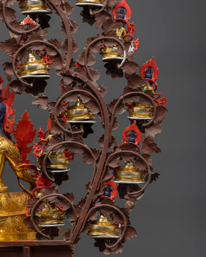 Complete 21 Tara Statue Tree Collection | Sacred Female Deity Ensemble