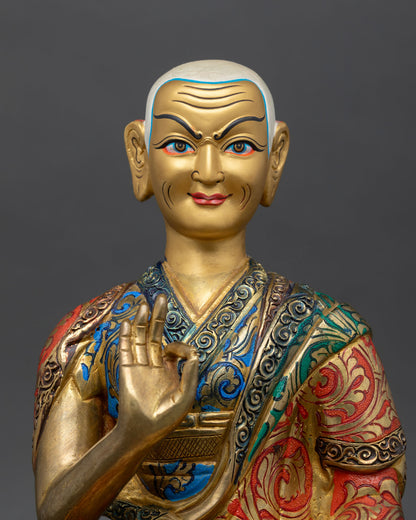 Lama Tsongkhapa Statue Set – Authentic Tibetan Art