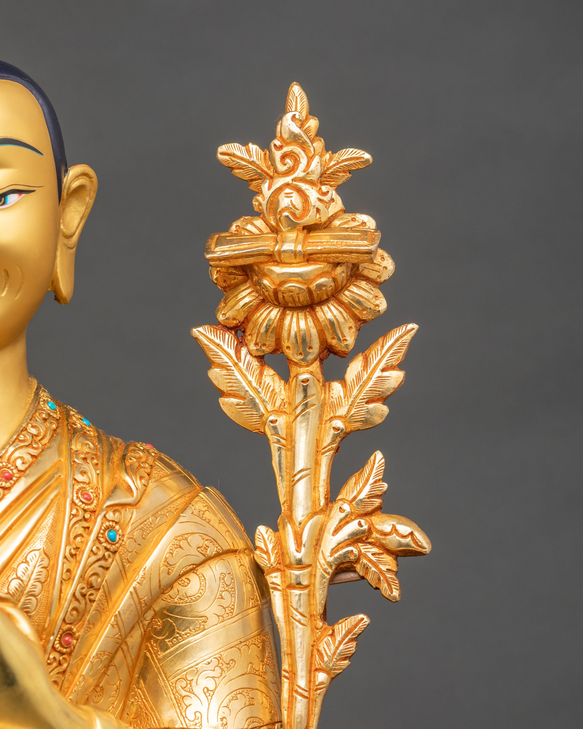 Tsongkhapa Statue Set | Handcrafted Tibetan Buddhist Figurines