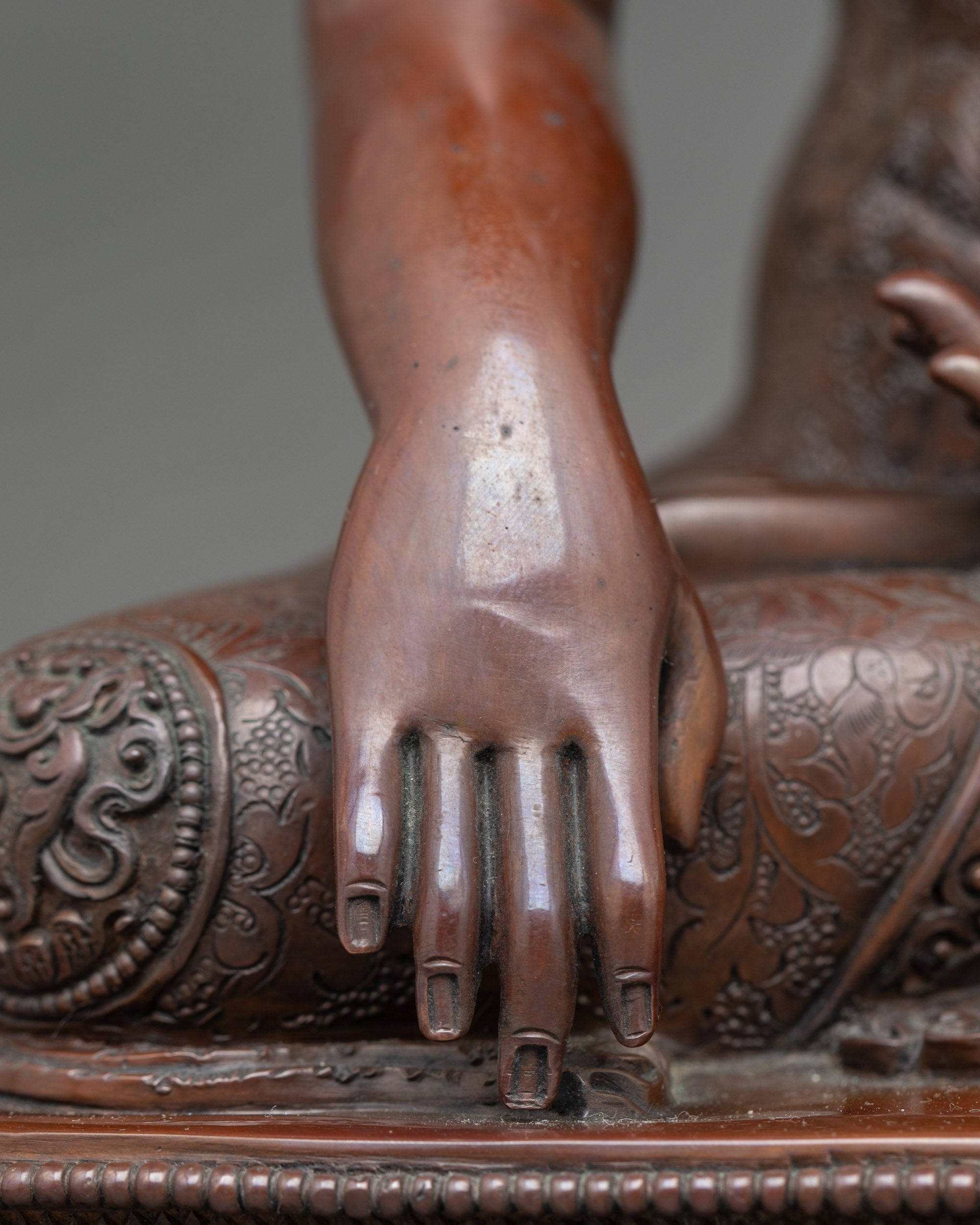 Five Dhyani Buddha Statue Set for Meditation and  Spiritual Practice