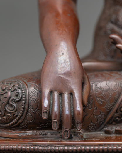 Five Dhyani Buddha Statue Set for Meditation and  Spiritual Practice