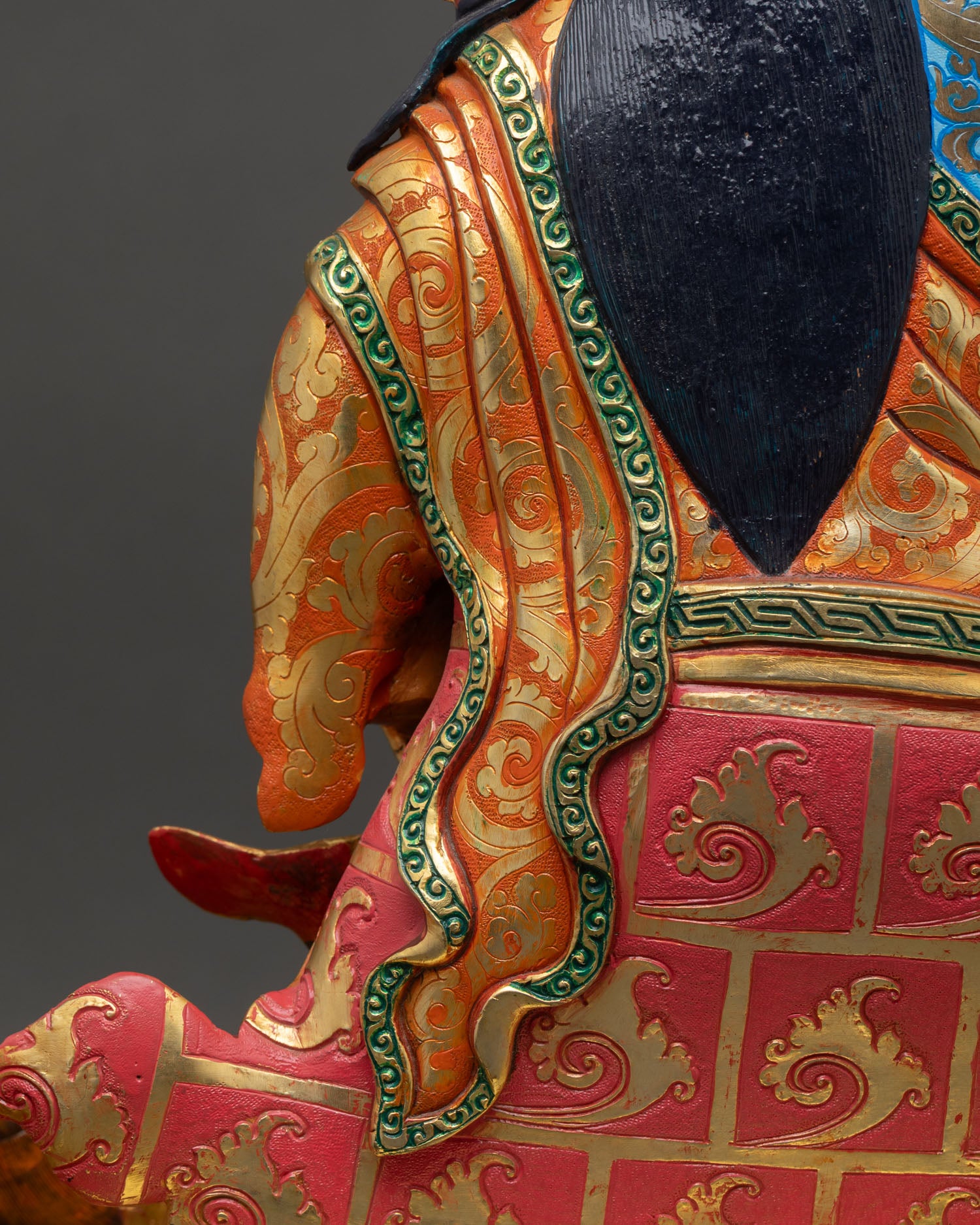 Standing Guru Rinpoche Statue | Buddhist Zen Decor from Nepal