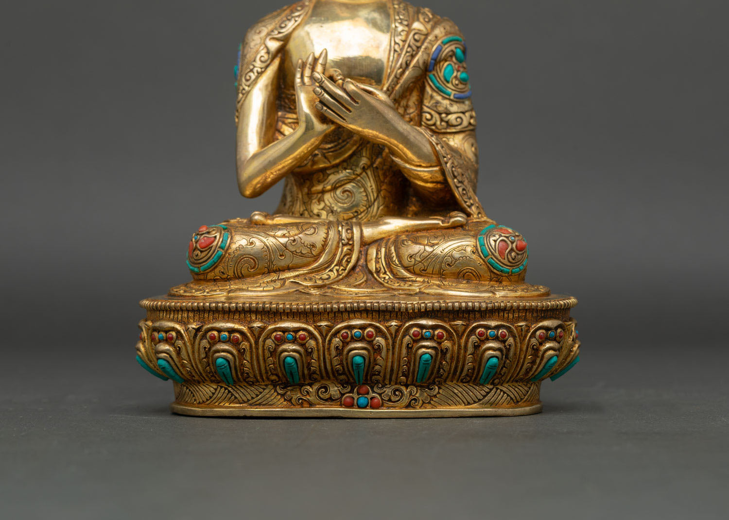 Five Dhyani Buddha Sculpture – Representation of Enlightened Wisdom