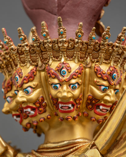 Yamantaka Union Statue | Spiritual Protector and Enlightenment Icon