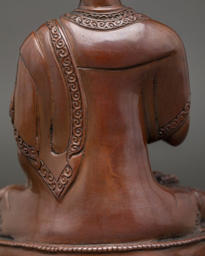 Je Tsongkhapa Statue Set | Himalayan Handcrafted Buddhist Art