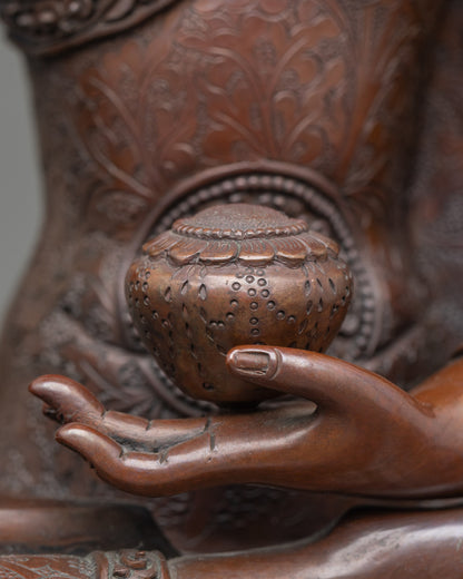 Five Dhyani Buddha Statue Set for Meditation and  Spiritual Practice