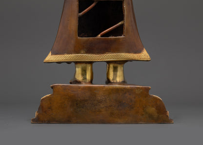 Gautama Buddha and Disciples Statue | Traditional Buddhist Sculpture