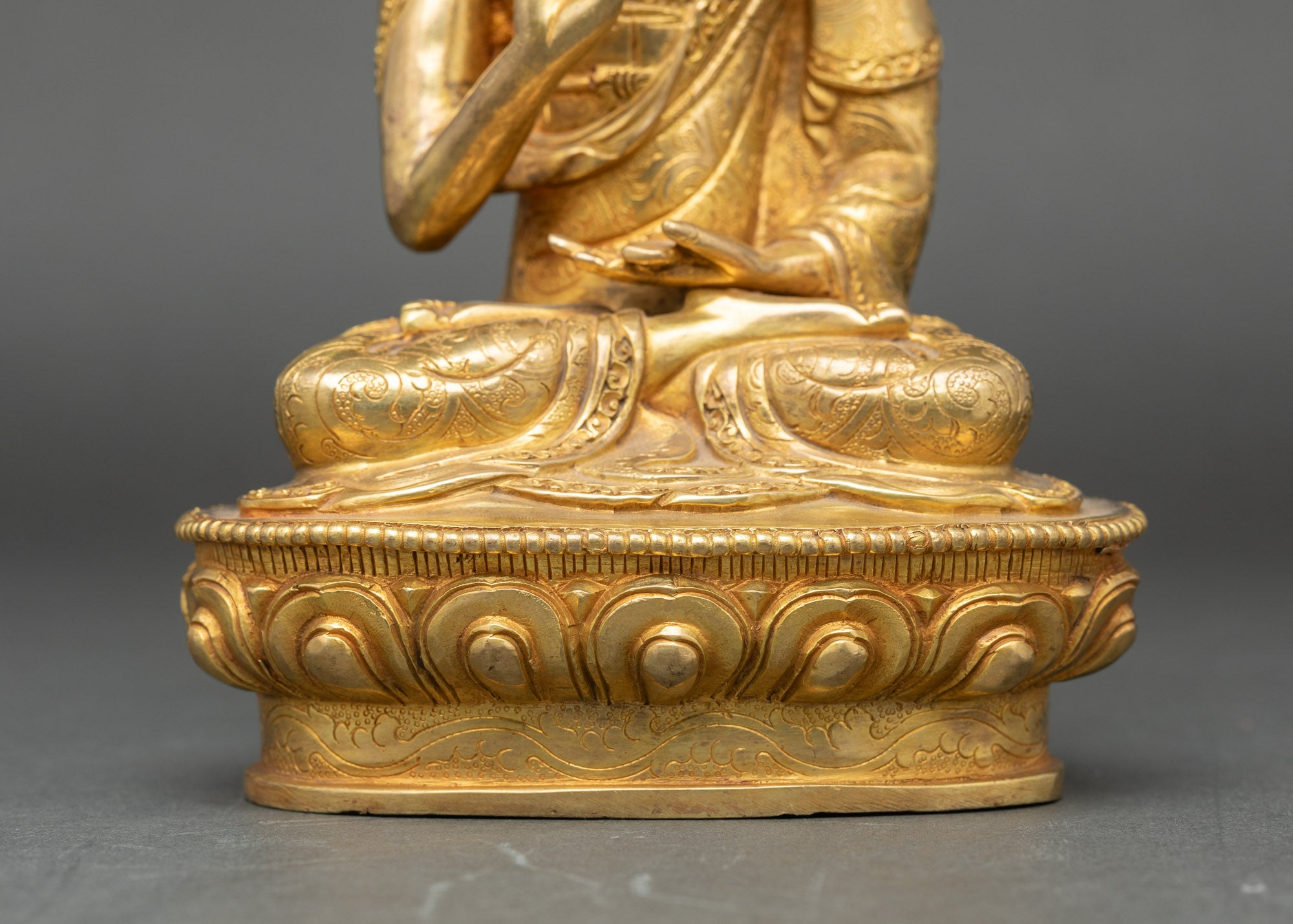 Je Tsongkhapa Statue Set – Handmade Buddhist Master Figures