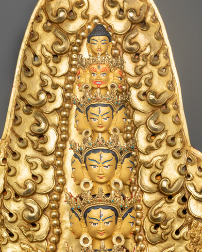 Dukar (White Umbrella) Statue - Protector of All Sentient Beings