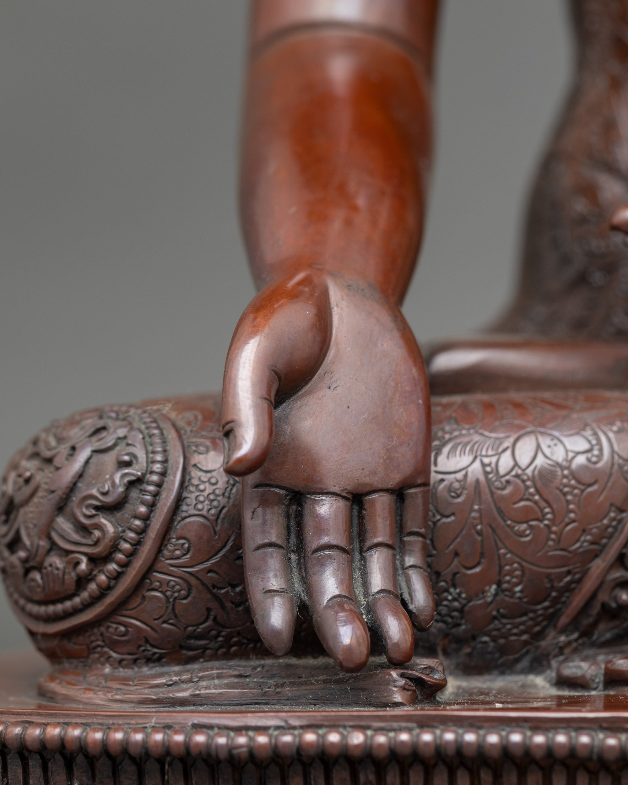 Five Dhyani Buddha Statue Set for Meditation and  Spiritual Practice