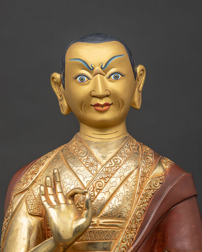 Je Tsongkhapa Statue Set | Gelug Founder Buddhist Figure