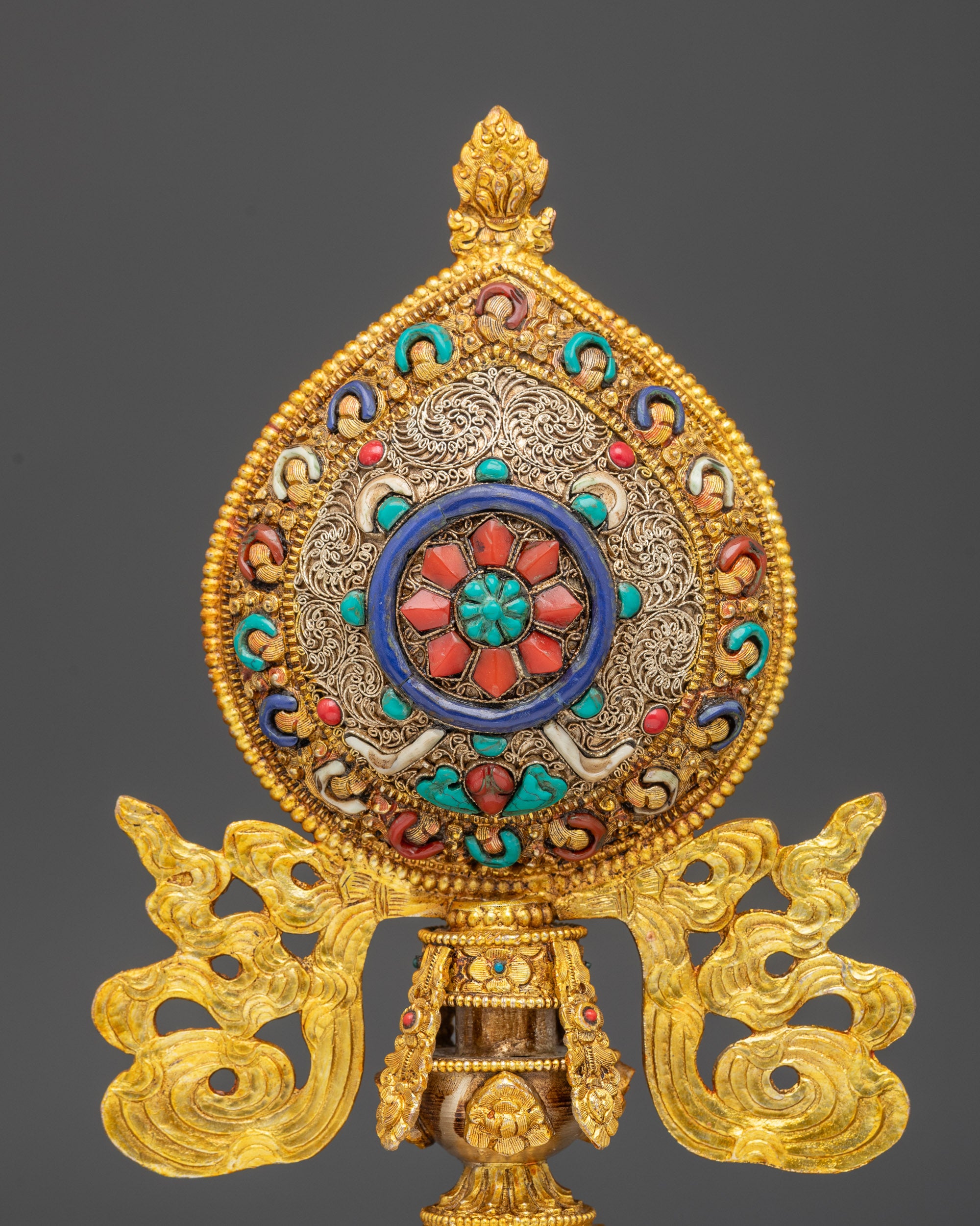 Ashtamangala Set | Sacred Eight Auspicious Symbols for Buddhist Altars