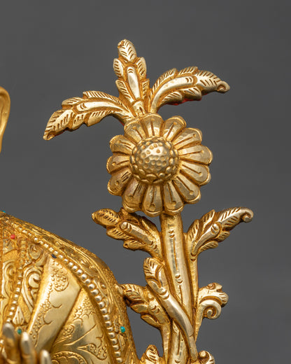 Shakya Masters Set Sculpture - Five Sakya Lineage Founders