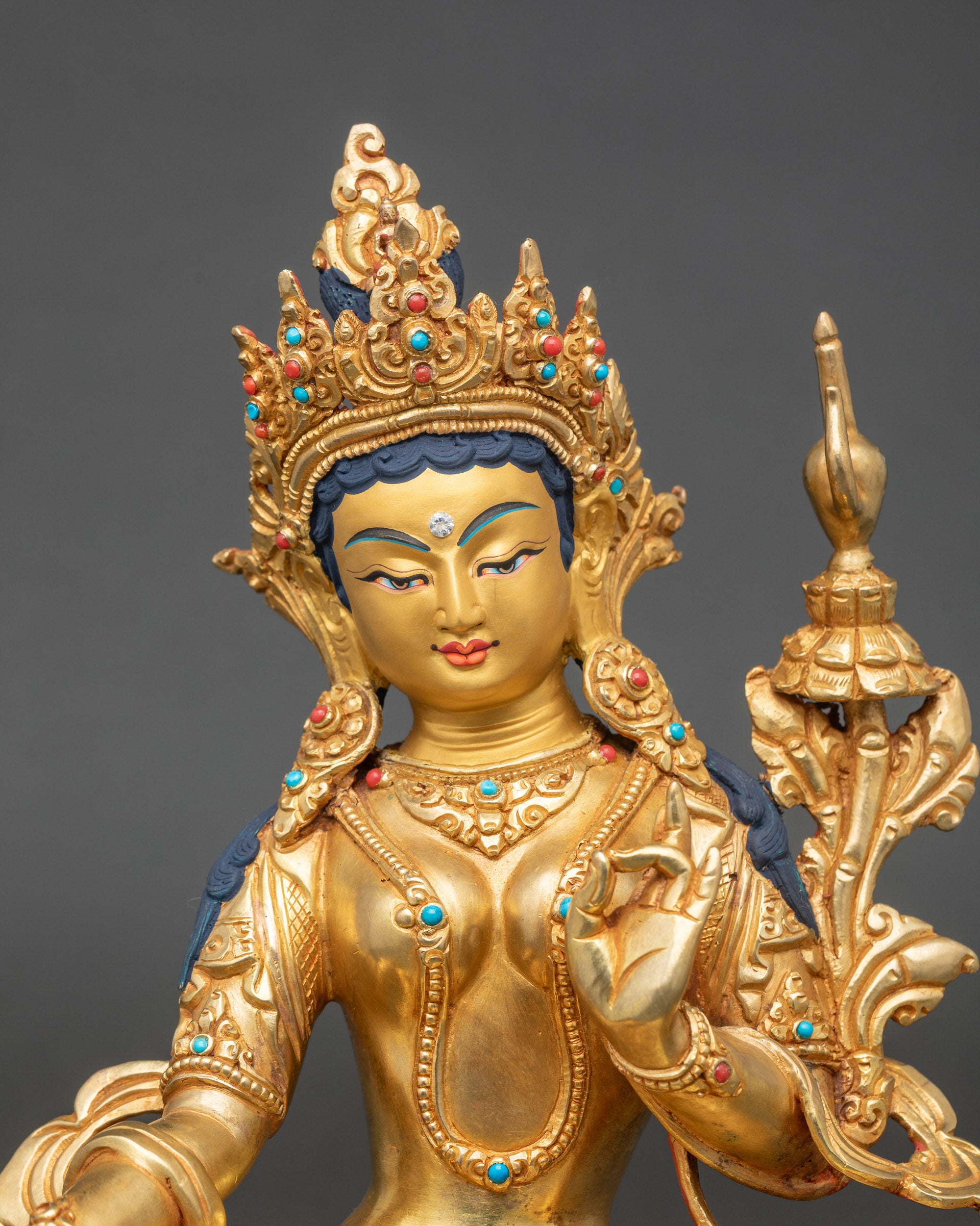 The Twenty-One Emanations of Tara – Complete 21 Tara Statue Set