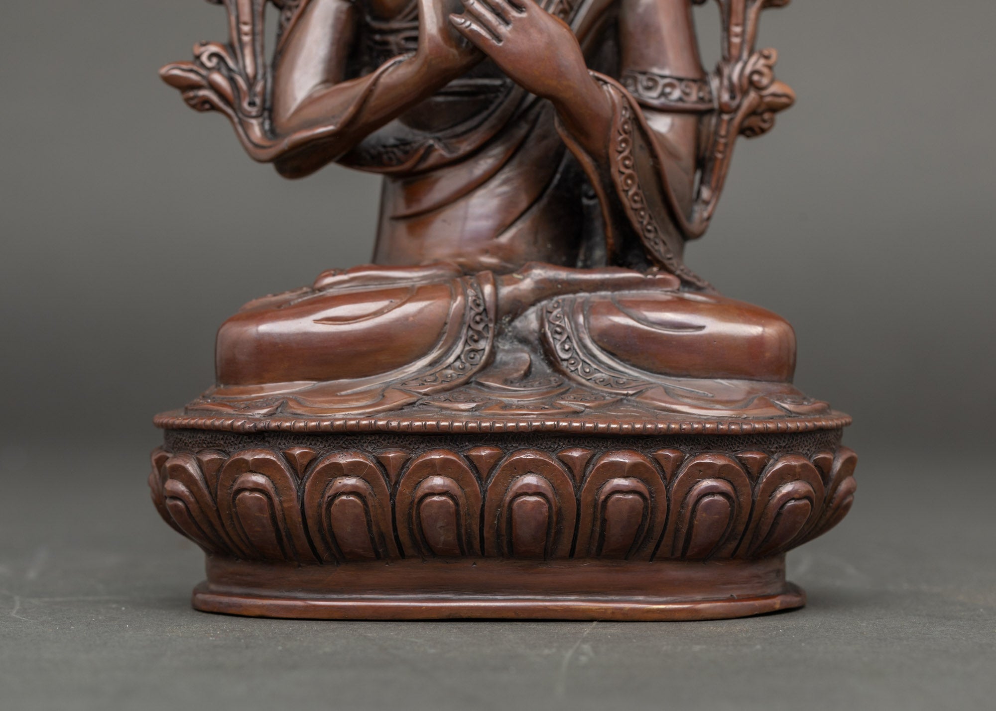 Je Tsongkhapa Statue Set | Himalayan Handcrafted Buddhist Art