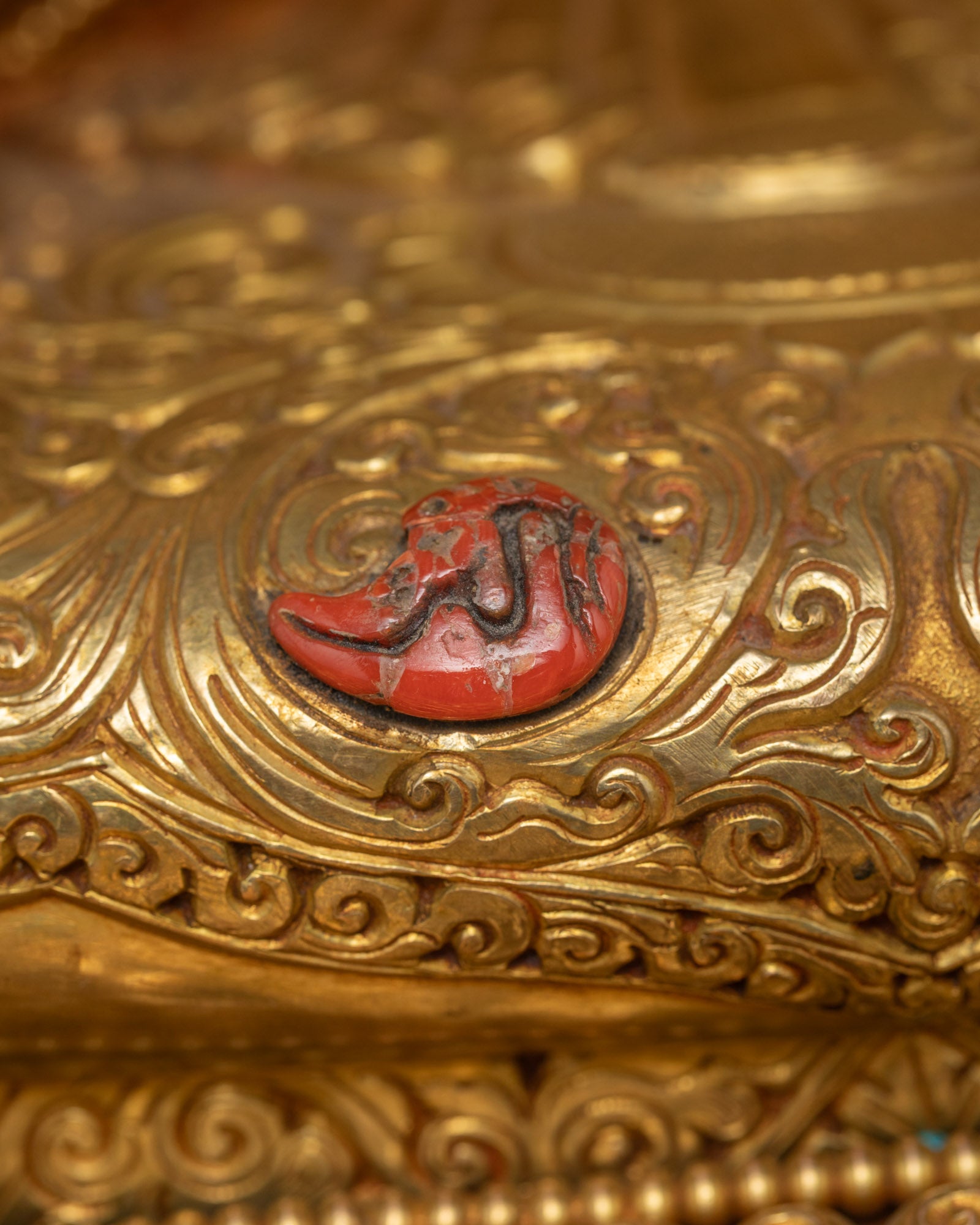Shakyamuni Buddha Enthroned: Symbol of Enlightenment and Compassion