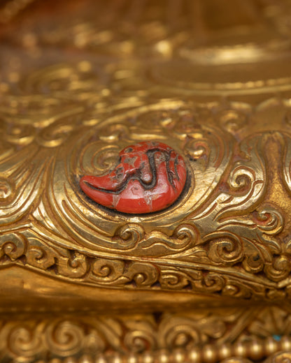 Shakyamuni Buddha Enthroned: Symbol of Enlightenment and Compassion
