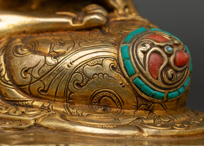Five Dhyani Buddha Sculpture – Representation of Enlightened Wisdom