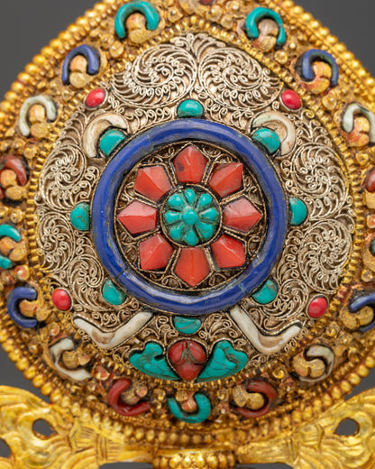 Ashtamangala Set | Sacred Eight Auspicious Symbols for Buddhist Altars