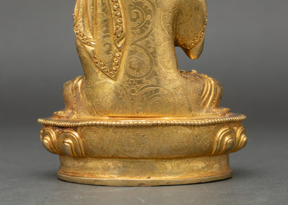 Je Tsongkhapa Statue Set – Handmade Buddhist Master Figures