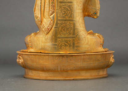 Tsongkhapa Statue Set | Handcrafted Tibetan Buddhist Figurines