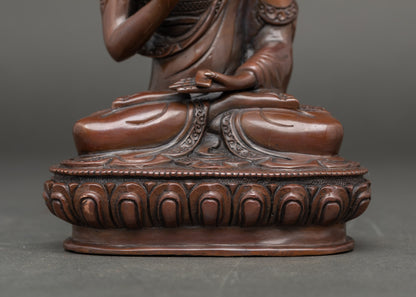 Je Tsongkhapa Statue Set | Himalayan Handcrafted Buddhist Art