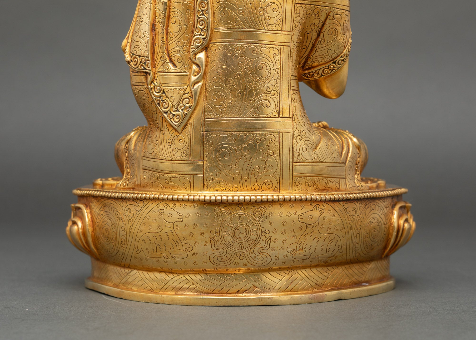 Tsong Khapa Statue Set | Handcrafted Nepalese Artwork
