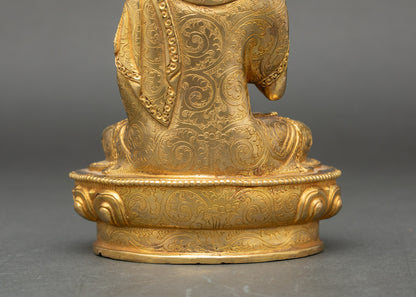 Je Tsongkhapa Statue Set – Handmade Buddhist Master Figures