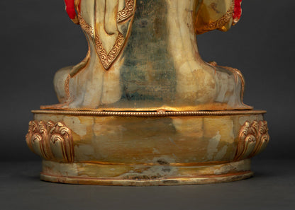 Je Tsongkhapa Set Statue | Founder of the Gelug Buddhist Tradition