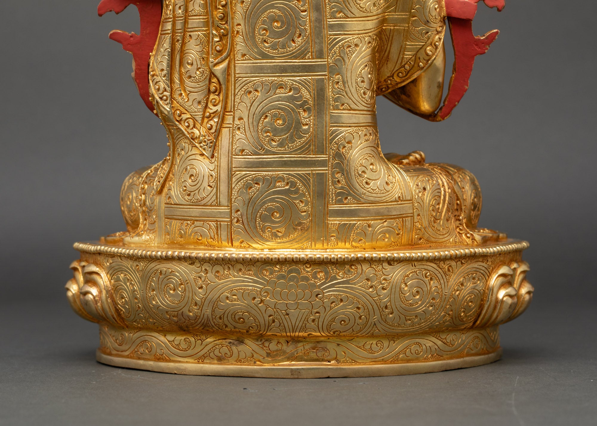 Lama Tsongkhapa Statue Set | Handmade Himalayan Sculptures