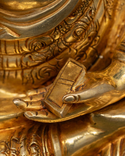 Tsong Khapa Statue Set | Tibetan Buddhist Teacher with Two Disciples