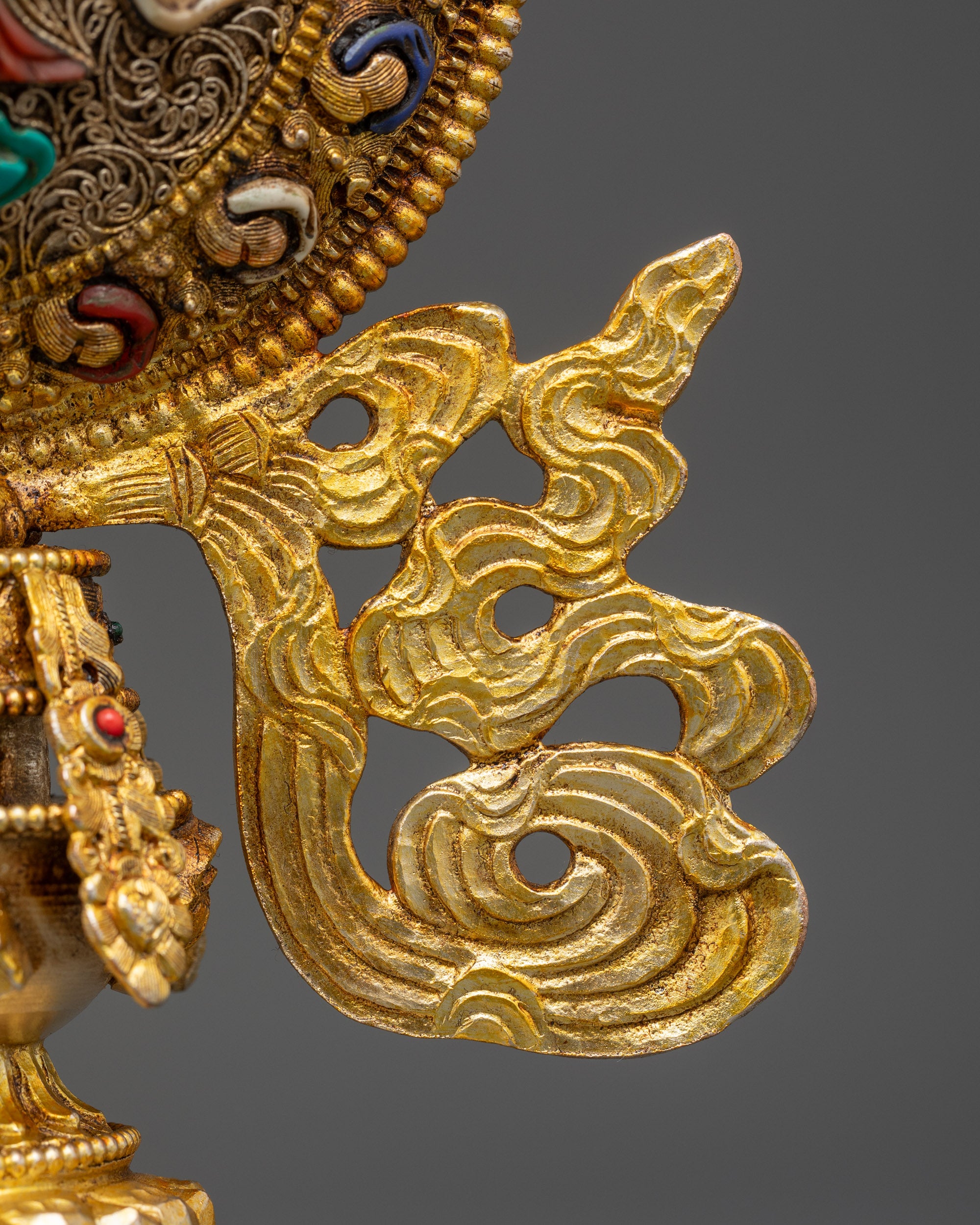 Ashtamangala Set | Sacred Eight Auspicious Symbols for Buddhist Altars