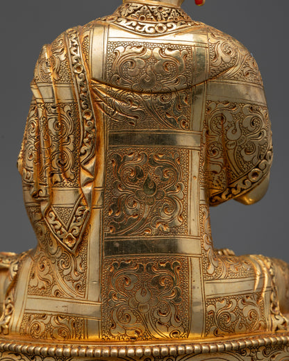 Tsong Khapa Statue Set | Tibetan Buddhist Teacher with Two Disciples