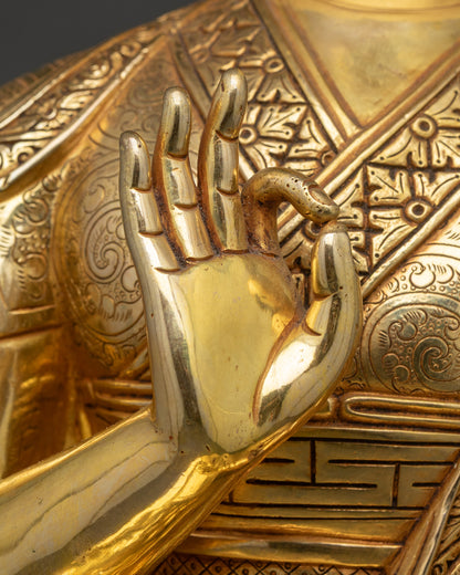 Buddhist Tsongkhapa Set | Handcrafted Trio Set of Buddhist Masters