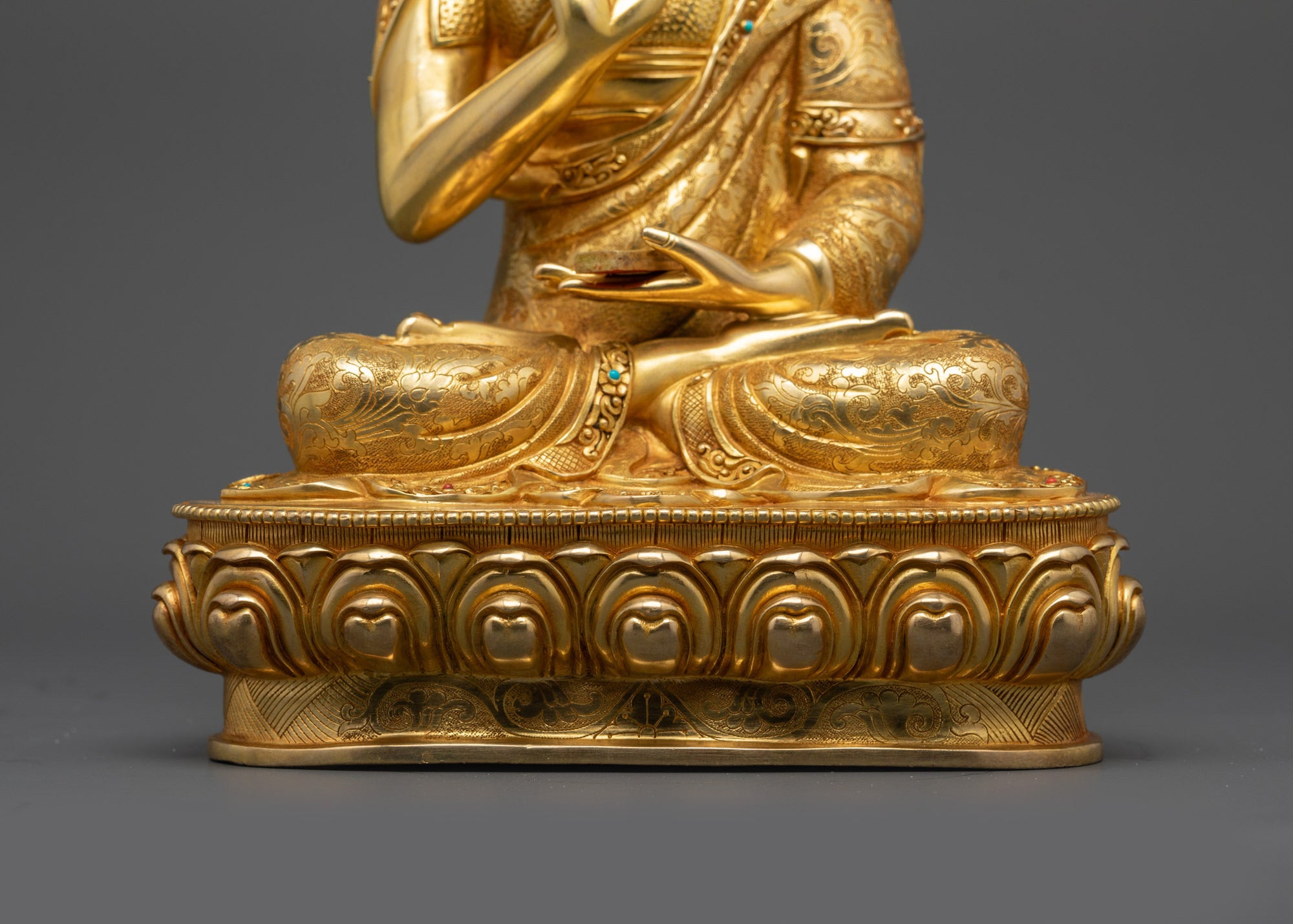 Je Tsongkhapa and His Disciples Statue Set | Buddhist Lama Statues