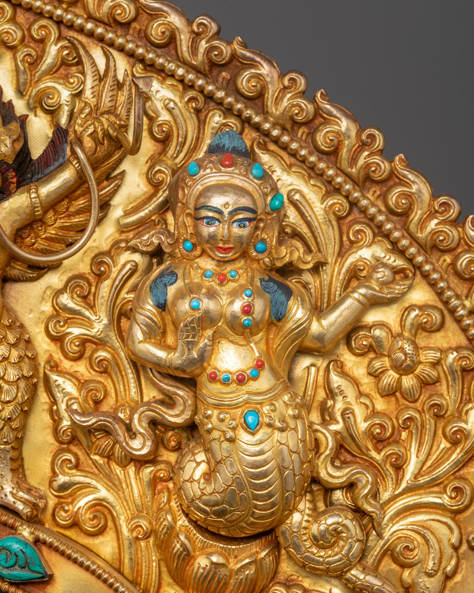 Shakyamuni Buddha Enthroned: Symbol of Enlightenment and Compassion