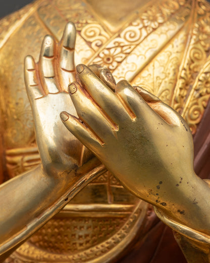Je Tsongkhapa Statue Set | Gelug Founder Buddhist Figure