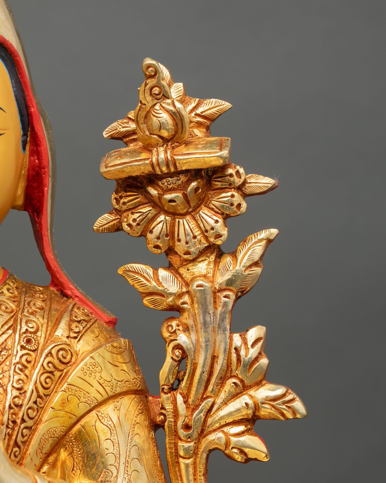 Je Tsongkhapa with Two Disciples Sculpture | Handmade in Nepal