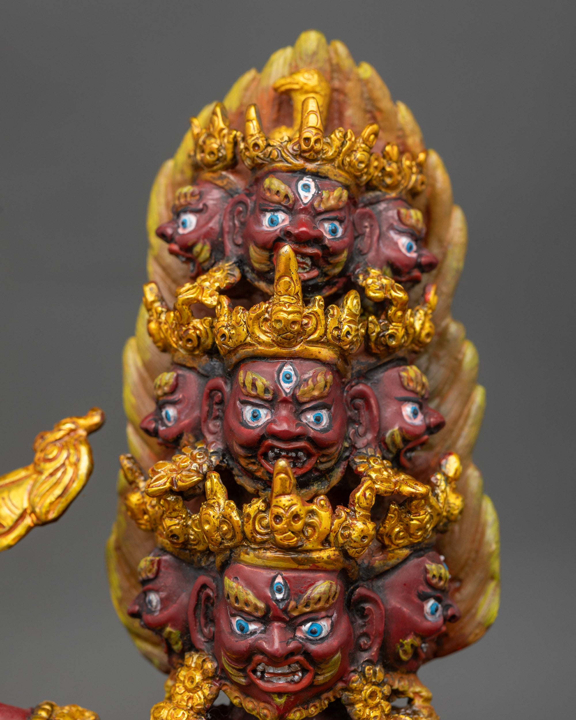 Powerful Vajrayana Buddhist Statue Set for Protection