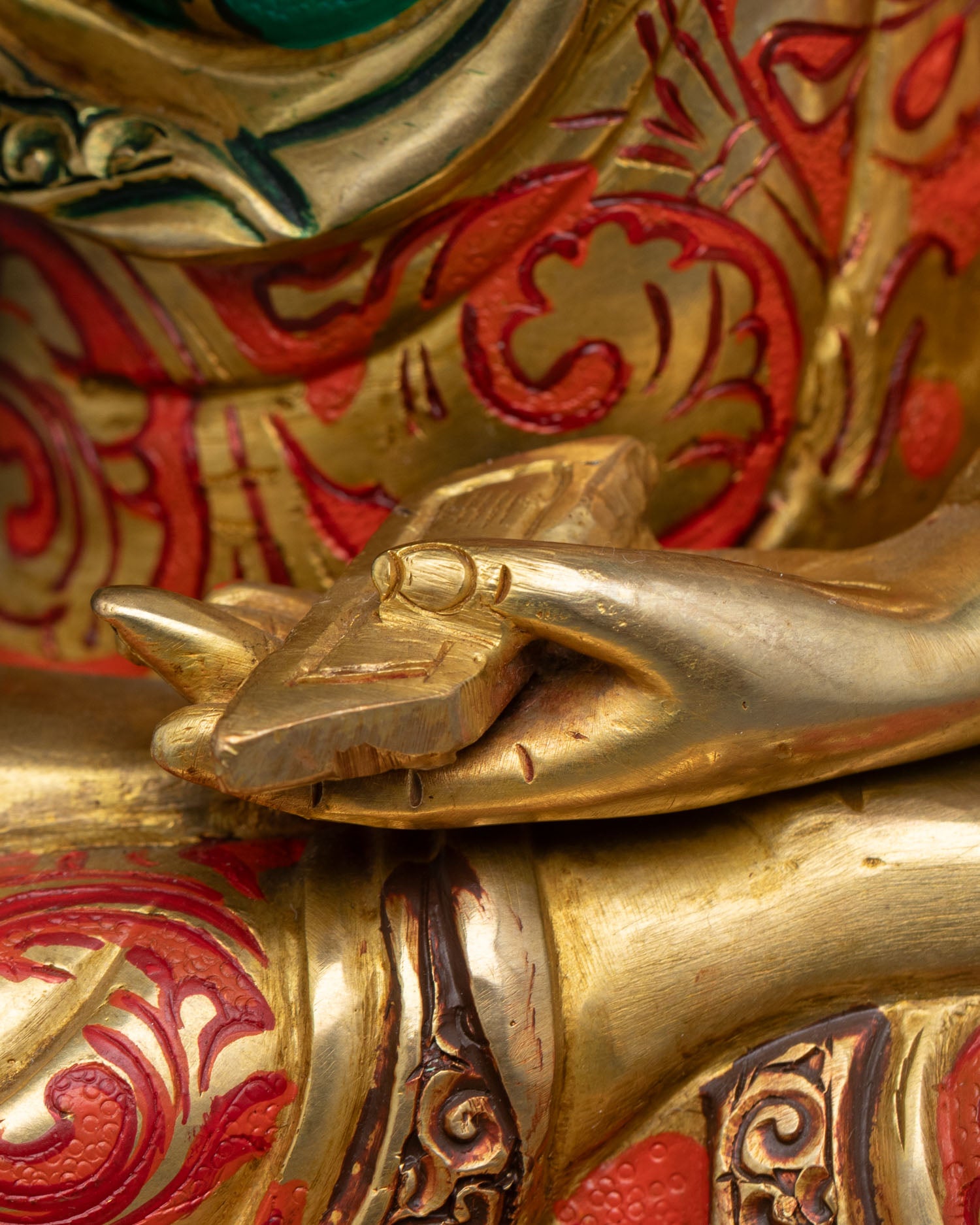 Lama Tsongkhapa Statue Set – Authentic Tibetan Art